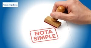 la nota simple del registro de la propiedad